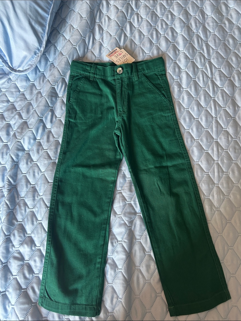 Kids' Green Straight-Leg Jeans